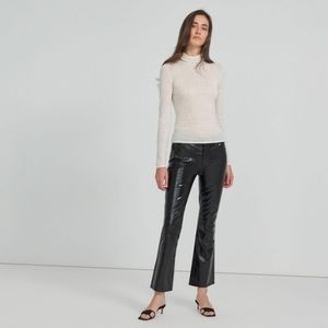 J Brand  cropped patent leather pants